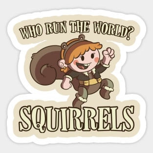 Squirrel Power Sticker